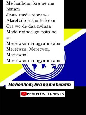 A post by @pentecost_tunes on TikTok caption: Me honhom, kra ne me honam  #pentecosttunestv #spiritfilledsongs 