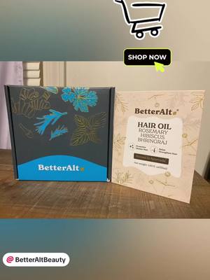 A post by @mz.tweety9219 on TikTok caption: BetterAlt Beauty Rosemary Hibiscus Bhringraj Hair Massage Oil @TikTok Shop Creator @BetterAlt Beauty #tiktokshopcreator #TikTokShop #trending #buynow #allnatural #haircare #hairproducts #strengthenhair #womensupportingwomen #fyp #worldwide #onlineshoppers #ordernow #sale #holidaycountdown #holidaygifts #quickbuy #coupons 