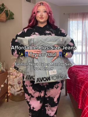 A post by @allicaitlin on TikTok caption: 🚨 CYBER MONDAY continues! @FashionNovaCURVE 🚨 CYBER MONDAY/Tuesday is still 50-99% Off Absolutely EVERYTHING!! HURRY, this is the best deal I’ve seen! Shop @FashionNova NOW!