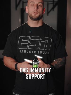 A post by @esncom on TikTok caption: Unser Immunity Support kehrt am 4.12. mit einer verbesserten Rezeptur zurück! ❄️