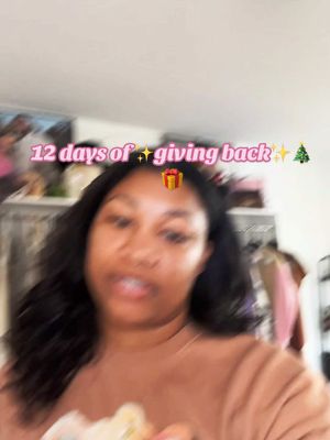 A post by @brittaliyah on TikTok caption: Day 1 #givingback #donating #christmas #12daysofchristmas #holidays #goodwill #clothes 