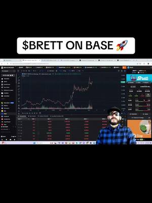 A post by @degenlifer on TikTok caption: 🔥$BRETT ON BASE JUST REACHED $2 BILLION MARKETCAP! $BRETT is the coin of this cycle 💎 #CRYPTO #partner #Brett #basedbrett #memecoins #altcoins #altcoin #memes #pepe 