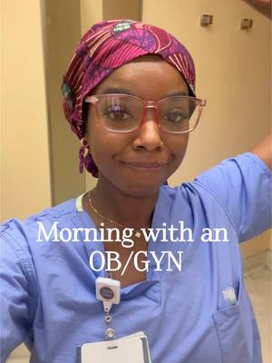 A post by @drchi_fit on TikTok caption: Spend the morning with me as an ob/gyn🤍#obgyndoctor #grwm #attending #womenshealth 