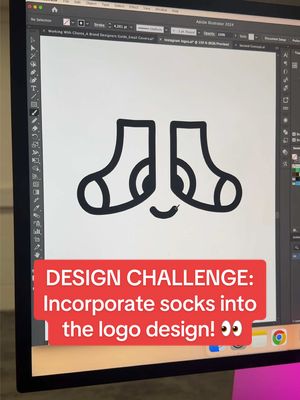 A post by @abiconnick on TikTok caption: Which concept was your favourite? 👀 #logodesign #logochallenge #logodesigner #branding 