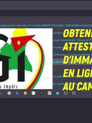 A post by @zoroman on TikTok caption: Procédure de déclaration des impôts au Cameroun; étape 1 Obtention d'un NIU