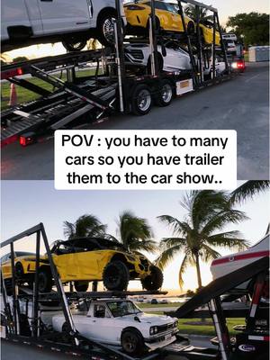 A post by @trinituner93 on TikTok caption: One of my boys rolled in deep with his fleet of cars at our last car show 😳🔥 Can you name them all?  #fyp #foryou #foryoupage #cars #carshow #carshows #carsoftiktok #jdm #import #miami #florida #haulover 