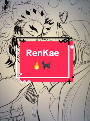 A post by @sunny.drawsss on TikTok caption: #KAEDE #RENGOKU #OCXCANON || Warmth 🔥🐈‍⬛ || #rengoku #kyojurorengoku #hashira #hashiraoc #knyoc #demonslayeroc #ocxcanon #kimetsunoyaiba #demonslayer #fyp #foryou 