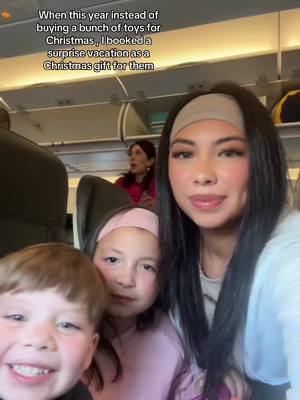 A post by @charlene622 on TikTok caption: Happy Early Christmas gift 🎅🏼 ❤️ #fypシ #traveltiktok #travelingwithkids 