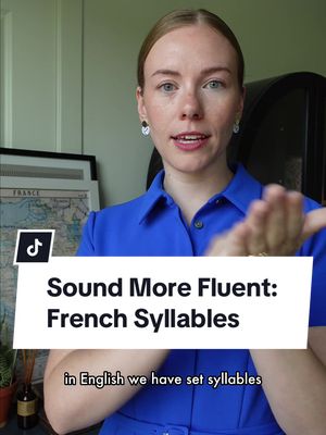 A post by @elisabethsmiles on TikTok caption: Did you know about French syllables? It’s not what you might expect! 🗣️💬 #speakfrench #frenchteacher #basicfrench #basicfrenchwords #frenchwords #easyfrench #learnfrench #learnfrenchwithme #frenchvocabulary #frenchvocab #frenchlesson #frenchlessonoftheday #french #france #frenchlessonsforbeginners #frenchlessonsforbeginner #frenchclass #frenchclassfun #frenchclassbelike #frenchclassfail #frenchclassthings #colloquialfrench #everydayfrench #learnfrencheveryday #casualfrench #improveyourfrench #howtospeakfrench #speakfrenchfluently #frenchphrase #frenchphrases #french #frenchlanguage #frenchlanguagelesson #frenchlanguagelessons #syllables 