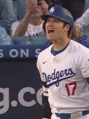 A post by @dodgers on TikTok caption: The home run that started it all. Take it away, Shohei.