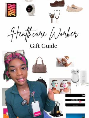 A post by @drchi_fit on TikTok caption: Gift guide for healthcare workers🤍 Part 1 is already up on my page for under $50 options!🫶🏾#obgyndoctor #holidaygiftideas #giftideas #giftguide #greenscreenvideo 