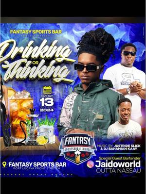 A post by @jaidoworld on TikTok caption: FreePort Grand Bahama 📍‼️ Fantasy Sports Bar‼️📍 December 13th-14th‼️