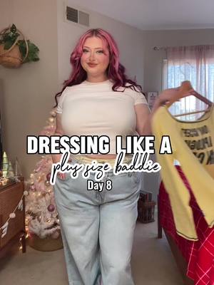 A post by @allicaitlin on TikTok caption: Teaching u how to dress the BADDIE way 💅🏻✨😏 #plussizefashion #baddieoutfits #plussizeootd #outfitcheck #plussizestyle #winterfashion #winteroutfitideas  Outfit giftrd from @mingalondon 