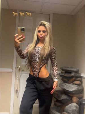 A post by @fitness_freak12 on TikTok caption: #fyp #foryou #OOTD #leopardbodysuit 