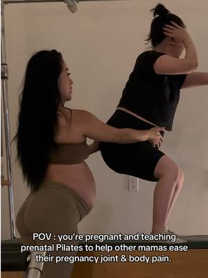 A post by @siraedwards on TikTok caption: I’ve been teaching Prenantal Pilates for 7 years now, but this year felt so special being pregnant myself.  I was able to connect with my clients beyond superficial conversations by understanding their experience, emotions, perspectives and vulnerability- often through our similarities.  Not to mention, THEY ALL PUSHED SO WELL I’m so proud of them 🤍🤍🤍  #prenatalpilates #pilatesinstructor #pilatestiktok #pilatesbody #pregnantbelly #pregnantmama #pregnantinstructor #pregnantexercise #prenatalfitness #prenatalyoga #firsttimemom #laboranddelivery #preppingforbaby #bodychangesafterkids #bodychange #babybump #pregnancyjourney 