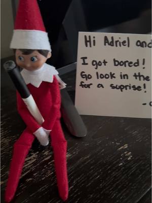 A post by @_xogabbyc on TikTok caption: Cristiano the naughty elf!🖌️🎨  #elfontheshelf #elfontheshelfideasforkids #elf 