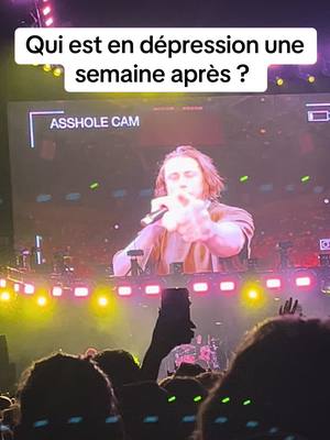 A post by @stangueii on TikTok caption: #concert #fallinginreverse #bercy #accorarena #paris #ronnieradke 