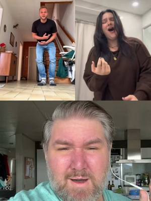 A post by @gregstratton on TikTok caption: #duet with @Daniel Aubeck & @nicolina #singer Wow!!! I needed to get that out! #harmonies #alone 