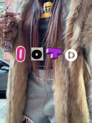 A post by @coley_oley_ on TikTok caption: this jacket thoughhhhh yup #OOTD #furcoat #outfitinspo #fyp 