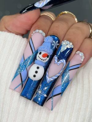 A post by @vo.tino on TikTok caption: Frosty Holiday ⛄️❄️ did you see how I use it claydoh knife to make FUR!!!! 😍 Foundation using light pink nude and Blue Magnetic Cateye 💙🩷 📣𝐈 𝐮𝐬𝐞 𝐨𝐮𝐫 𝐧𝐞𝐰 𝐂𝐨𝐧𝐝𝐢𝐭𝐢𝐨𝐧𝐞𝐫 𝐂𝐥𝐞𝐚𝐧𝐬𝐞𝐫 𝐭𝐨 𝐬𝐦𝐨𝐨𝐭𝐡 𝐜𝐥𝐚𝐲𝐝𝐨𝐡 𝐬𝐮𝐫𝐟𝐚𝐜𝐞 𝐢𝐧 𝐫𝐞𝐩𝐥𝐚𝐜𝐞 𝐨𝐟 𝐚𝐥𝐜𝐨𝐡𝐨𝐥…𝐀𝐍𝐃 𝐢𝐭’𝐬 𝐀𝐦𝐚𝐳𝐢𝐧𝐠!!!! 𝐆𝐞𝐥 𝐬𝐚𝐟𝐞 𝐟𝐨𝐫𝐦𝐮𝐥𝐚 𝐟𝐨𝐫 𝐬𝐦𝐨𝐨𝐭𝐡 𝐛𝐫𝐮𝐬𝐡 𝐚𝐧𝐝 𝐬𝐮𝐩𝐞𝐫 𝐜𝐥𝐞𝐚𝐧 𝟑𝐃 𝐬𝐮𝐫𝐟𝐚𝐜𝐞. 🔥🌈𝐨𝐮𝐫 𝐆𝐞𝐥 𝐊𝐨𝐥𝐨𝐫 𝐧𝐨𝐭 𝐨𝐧𝐥𝐲 𝐜𝐚𝐧 𝐝𝐨 𝐚𝐫𝐭 𝐛𝐮𝐭 𝐜𝐚𝐧 𝐩𝐨𝐥𝐢𝐬𝐡 𝐧𝐚𝐢𝐥 𝐚𝐥𝐬𝐨, 𝐈 𝐦𝐢𝐱 𝐮𝐥𝐭𝐫𝐚𝐦𝐚𝐫𝐢𝐧𝐞 𝐰𝐢𝐭𝐡 𝐩𝐢𝐠𝐦𝐞𝐧𝐭 𝐛𝐚𝐬𝐞 𝐟𝐨𝐫 𝐭𝐡𝐚𝐭 𝐛𝐞𝐚𝐮𝐭𝐢𝐟𝐮𝐥 𝐩𝐞𝐫𝐢𝐰𝐢𝐧𝐤𝐥𝐞 • 🔥 Nail Art product at 👉𝐰𝐰𝐰.𝐓𝐢𝐧𝐨𝐕𝐨.𝐬𝐡𝐨𝐩🛍️  • 𝐖𝐇𝐀𝐓 𝐈 𝐔𝐒𝐄𝐃 𝐓𝐎 𝐃𝐄𝐒𝐈𝐆𝐍 ⬇️ 🎨𝐆𝐞𝐥 𝐊𝐨𝐥𝐨𝐫 jet black, Ultramarine 🎨Pigment Base 🎨Magnetic Cateye: electric blue, 🎨Texture Gel: black 🎨One Stroke Liner: black  🎨Clay Doh: white, blue, red, yellow 🎨Art Gel: white 🎨Pixie Gel: blue  🎨Sheer Black  🎨Shine It! & Matte it! Topcoat  🎨Vo.Tino art brush - Silicone tools - Oval brush - 10 mm painting brush - Coloring brush - 7 mm detail brush 🛍️ SHOP AT 𝐖𝐖𝐖.𝐓𝐈𝐍𝐎𝐕𝐎.𝐒𝐇𝐎𝐏 • #nailarttutorial #tinovo 