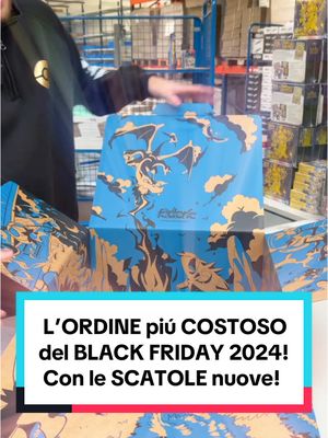 A post by @federic95ita on TikTok caption: L’ultimo Black Friday è stato un successo, oggi oltre a ringraziarvi preparo l’ordine piú costoso che ci è arrivato! #pokemon #pokemoncommunity #federic95ita #federicstore #pokemonita #pokemontcg #cartepokemon  