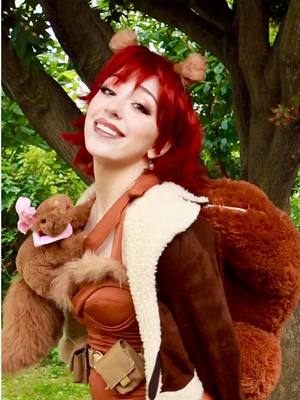 A post by @supernovatova on TikTok caption: So glad my girl is getting some recognition!! ♥️🐿️ #marvelrivals #squirrelgirl #squirrelgirlcosplay #videogames #marvelcomics 