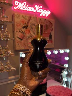 A post by @niciaakayyy on TikTok caption: Smelling This Good Under $25 is Insane Senorita Dream Girl Is THAT GIRL🖤🍨🎀 #affordableperfume #perfumetiktok #perfumereview #fypシ゚viral #fypシ #smellgoodtiktok 