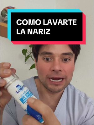 A post by @doctormiguelpadilla on TikTok caption: Como hacer lavado de nariz en casa, es seguro y efectivo para respirar mucho mejor. #RespiraConSterimar #publicidad 