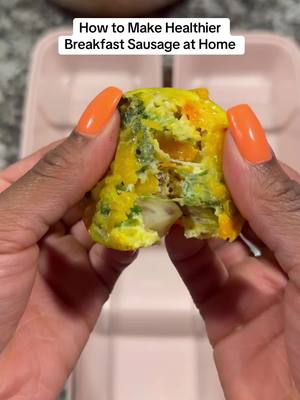 A post by @crystal.loveee5 on TikTok caption: save on calories and add protein by doing this simple substitute! #healthymealideas #blackgirlmealprep #breakfastmealprep #highproteinbreakfast 