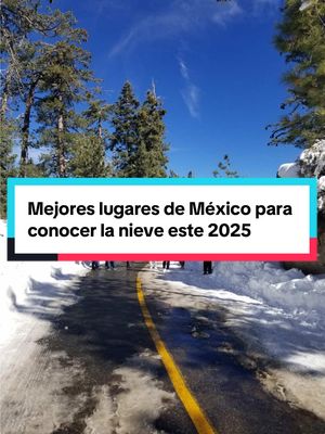 A post by @vive.mexico on TikTok caption: El lugar perfecto enMéxico para conocer la nieve este 2025 ❄️🎄 ##bajacalifornia##mexico##nevada##nieve##2025