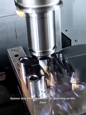 A post by @qichuangcnc on TikTok caption: #shorts #cnc #cncmilling #parts #machining #manufacturing #cncmachining #factory #aluminum 