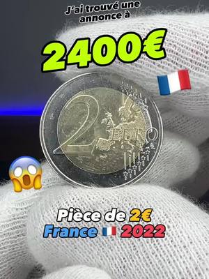 A post by @pieces.mania on TikTok caption: 🇪🇺 Certaines personnes proposent cette pièce de 2€ pour … 💶 #euro #piece #collection #monnaie #rare #coin #france🇫🇷 