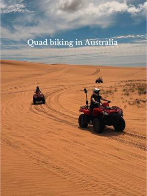 A post by @travelwithveronicca on TikTok caption: Don't miss this bucket list experience while in Australia 😍 📍Sand Dune Adventure , Port Stephens  #portstephens #visitnsw #australia #feelnsw #hosted #thingstodoinaustralia #quadbiking @New South Wales 