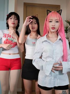 A post by @tinymodelmoriko69 on TikTok caption: My friends 🤣🤣🤣 @akiraasiangirl @ModelHoshi @Asiangem777 