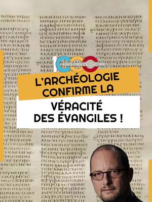 A post by @1000raisonsdecroire on TikTok caption: L'archéologie confirme la véracité des Évangiles !  Rendez-vous sur 1000raisonsdecroire.com #Dieu #Christianisme #Chretien #1000RaisonsdeCroire #Evangile #tiktokchretien 