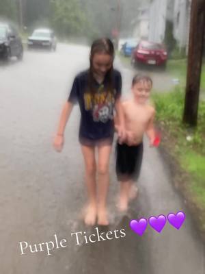 A post by @mamabear1921 on TikTok caption: Purple Tickets! Lets help eachother out. My link is in my BIO #sahmsoftiktok #fyp #dancingintherain #purple #purpleticket 