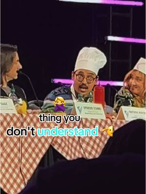 A post by @bettythebeholder on TikTok caption: favorite moment from the #daggerheart live show with @Critical Role w soecial guest Masood Haque 😂 @PAX #daggerheart #fantasy #dnd #dungeonsanddragons #ttrpg #paxunplugged2024 #fantasybooktok #dndtiktok #dnd5e #ttrpgtok #ttrpg #bettythebeholder #fantasybooks #darkfantasy #criticalrole #ashleyjohnson #matthewmercer #bookish #BookTok #booktropes 