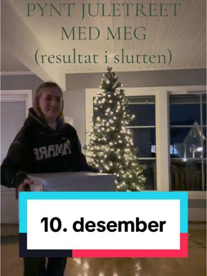 A post by @sofieferrarese on TikTok caption: Jeg liker treet så mye! Gjør du?🎄🎄 #julekalender #foryou #sofieferrarese #desember #juletrepynt 