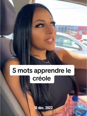 A post by @nayouu75 on TikTok caption: « 5 mots pour bien apprendre le creole » #pourtoi 