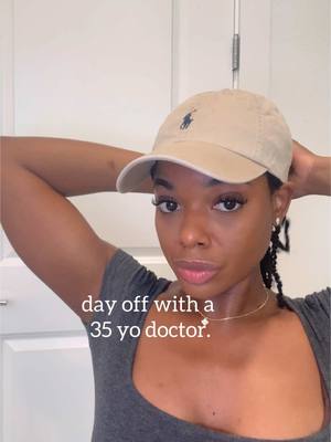 A post by @drchi_fit on TikTok caption: Spend a random day off with me as an obgyn🫶🏾#obgyndoctor #worklifebalance #grwm 