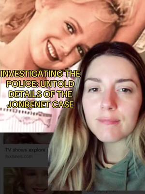 A post by @jk_ultra on TikTok caption: investigating the investigators- exploring the motives and the theories of the police in the JBR case #jonbenetramsey #jonbenetramseydocumentary #jkultra 