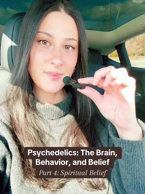 A post by @drchloewest on TikTok caption: Psychedelics and spiritual beliefs! #spiritualtiktok #mindfulness #fungi #womanscientist #womanscientist #foraging #neuroscience #sciencetok #MentalHealth #psychedelicscience #scientistsoftiktok #holistichealth #wellness #holistichealing 