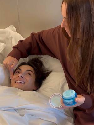 A post by @gigglysquad on TikTok caption: How I wake Paige up for Giggly Squad shows with @Neutrogena #NeutrogenaPartner 