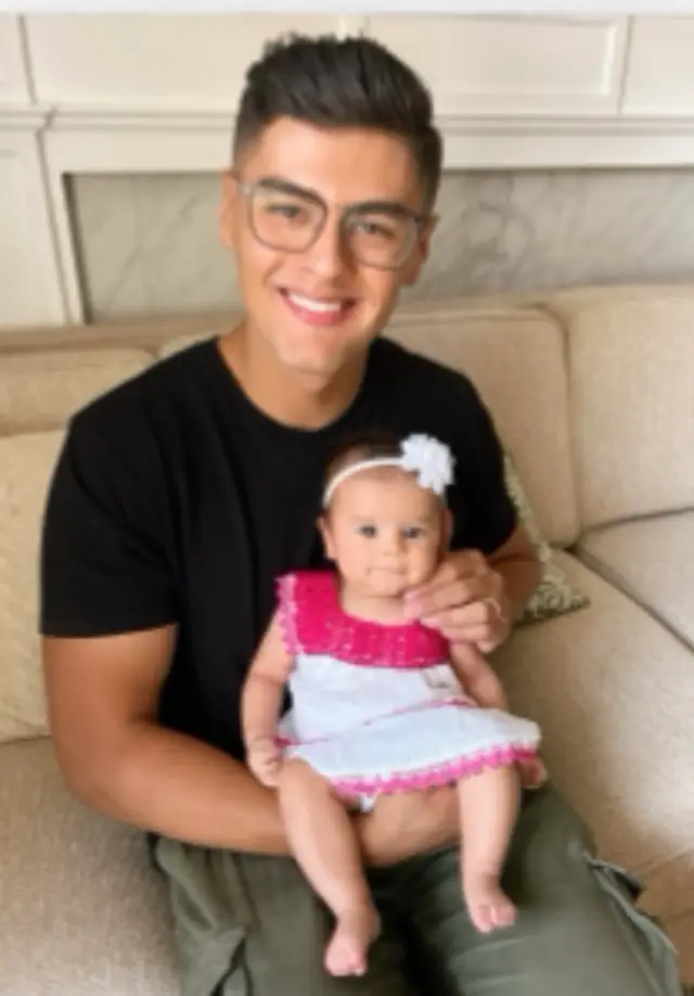 A post by @ben_and_isabella on TikTok caption: SHE LOOKS SO BABY NEXT TO HIM!!  …i grew her for 9 months just for her to come out looking like his twin. 