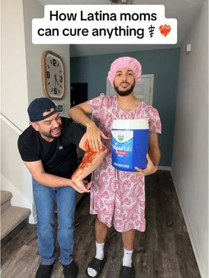 A post by @iamkelperez on TikTok caption: Latina moms curan todo con Vicks Vapor Rub 🤦🏻‍♂️🤣 #latinos #kelperez @Josue Comedy 