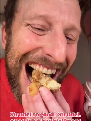 A post by @kickingelfman on TikTok caption: A family that strudels together stays together #strudel #m#marriage
