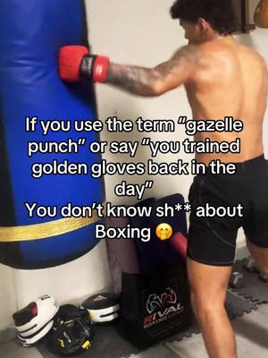 A post by @andrewriffelofficial on TikTok caption: Couldnt tell you how many times ive heard people say this.. ✋🛑 #fyp #boxing 