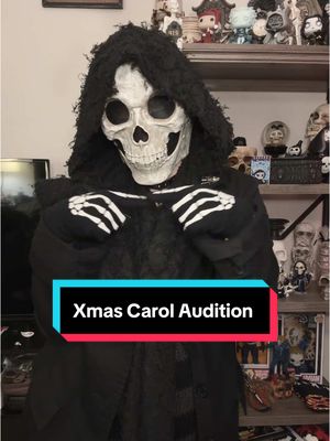 A post by @uncleundead on TikTok caption: I can also do The Grim Reaper and the 4th Horseman #christmas #christmascarol #hallmarkchristmasmovies #holidays #spirited #willferrell #christmasfactory 