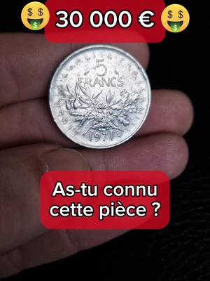 A post by @pieces_2_euros_rares on TikTok caption: As-tu connu cette pièce ? Un défaut de frappe qui rend très chère cette pièce de 5 francs. Je te présente une nouvelle pièce de ma collection tout les 2 jours, principalement des monnaies commémoratives mais aussi quelque trouvailles 🤗  Pense à me donner de la force en me follow, ça fait hyper plaisir ❤️  #francs #5francs #piecerare #collectionpieces #monnaie  #piecedemonnaie #eurorare #france #rarecoins #coin  #frenchcoin #numismatica #numismatics #monedas #viral_video #pourtoi #CapCut 