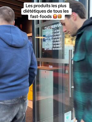 A post by @arthurandsimon on TikTok caption: Quel fast-food est le plus sain (qui aura les produits les plus healthy )